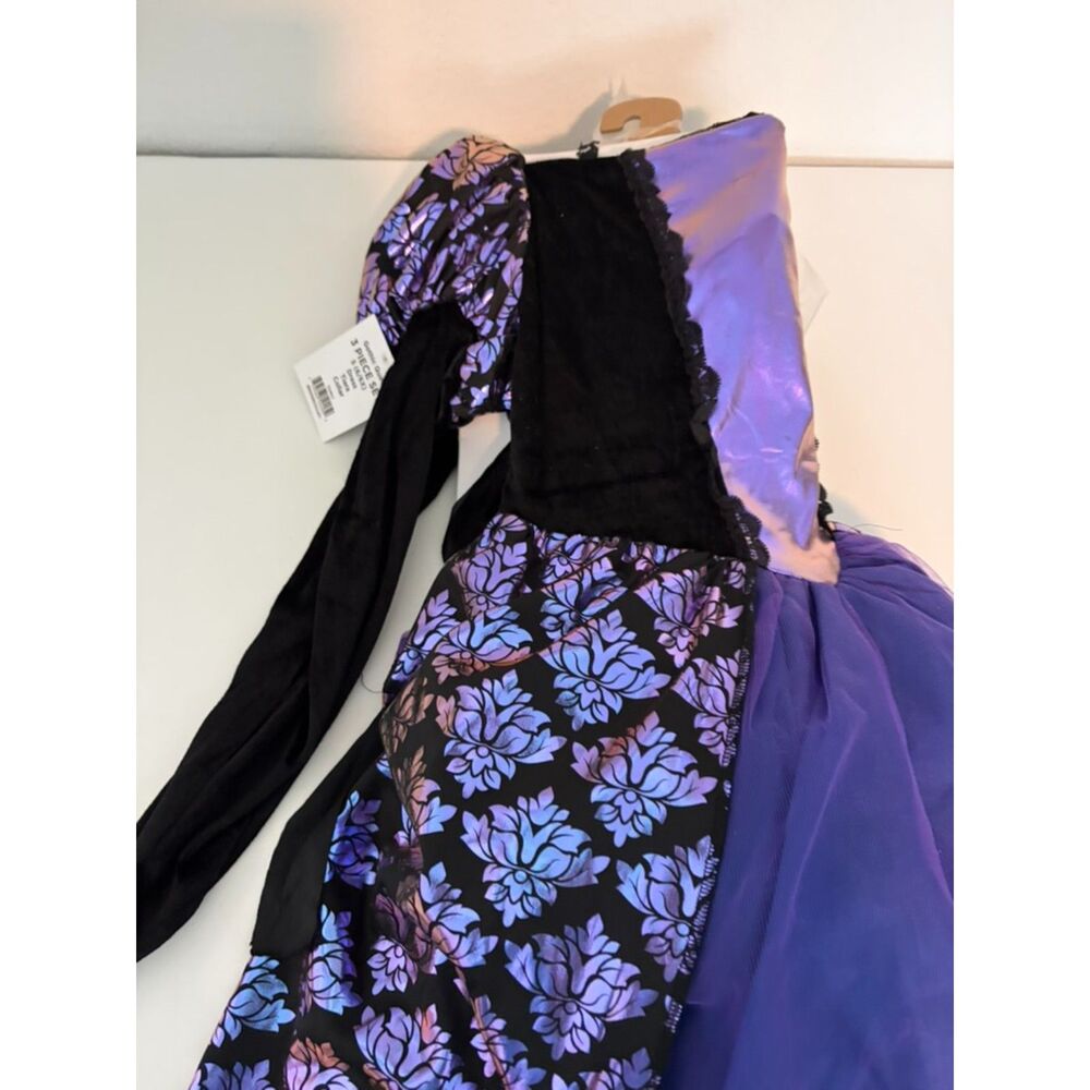 Gothic Queen 3 pc halloween costume S 6/6x